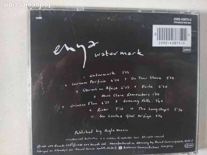 CDs de m&uacute;sica: Enya &lrm;&ndash; Watermark cd - Foto 3