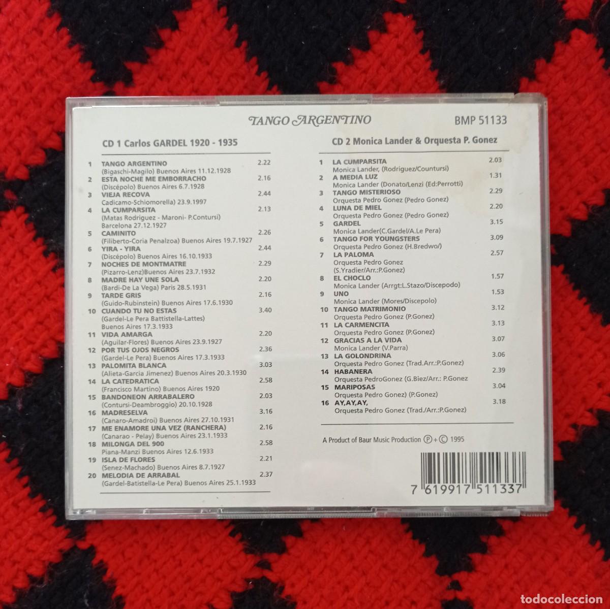 CDs de m&uacute;sica: TANGO ARGENTINO (2 CD) - Foto 2