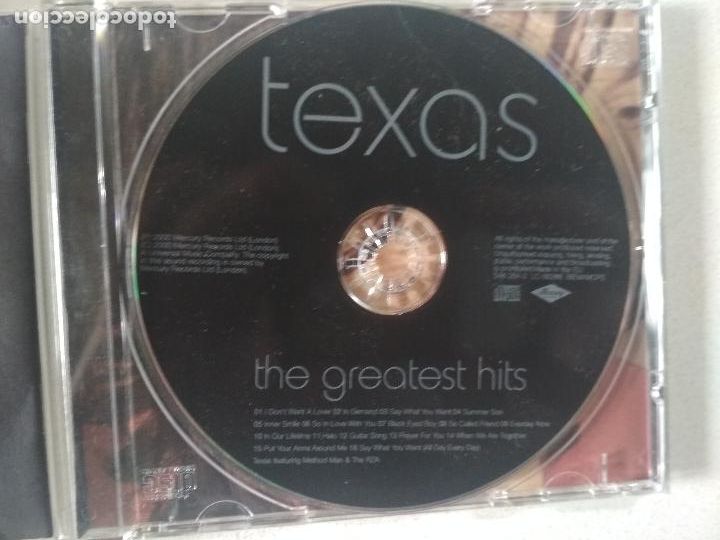 CDs de m&uacute;sica: TEXAS - THE GREATEST HITS - CD MERCURY 2000 - Foto 2