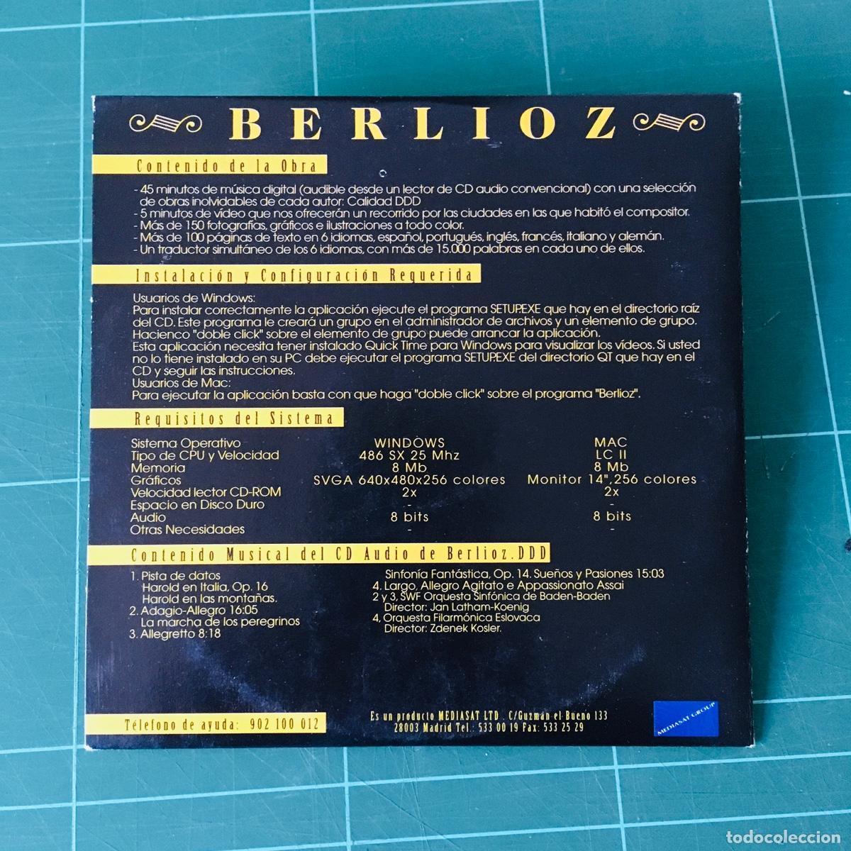 CDs de m&uacute;sica: CD - HECTOR BERLIOZ - AUDIO Y CD ROM - Foto 2