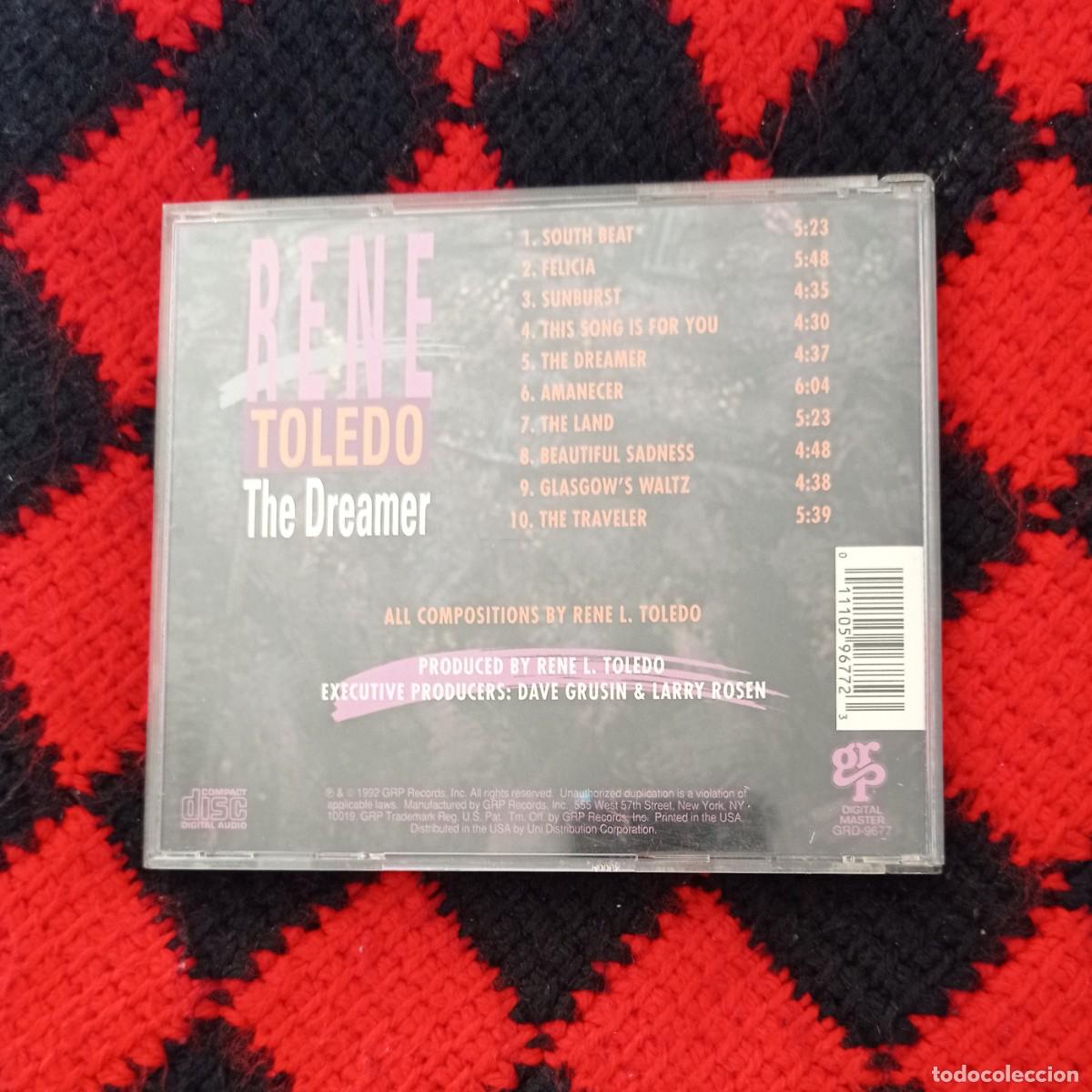 CDs de m&uacute;sica: RENE TOLEDO: THE DREAMER (CD) - Foto 2
