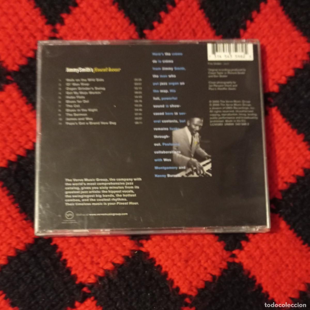 CDs de m&uacute;sica: JIMMY SMITHS FINEST HOUR (CD) - Foto 2