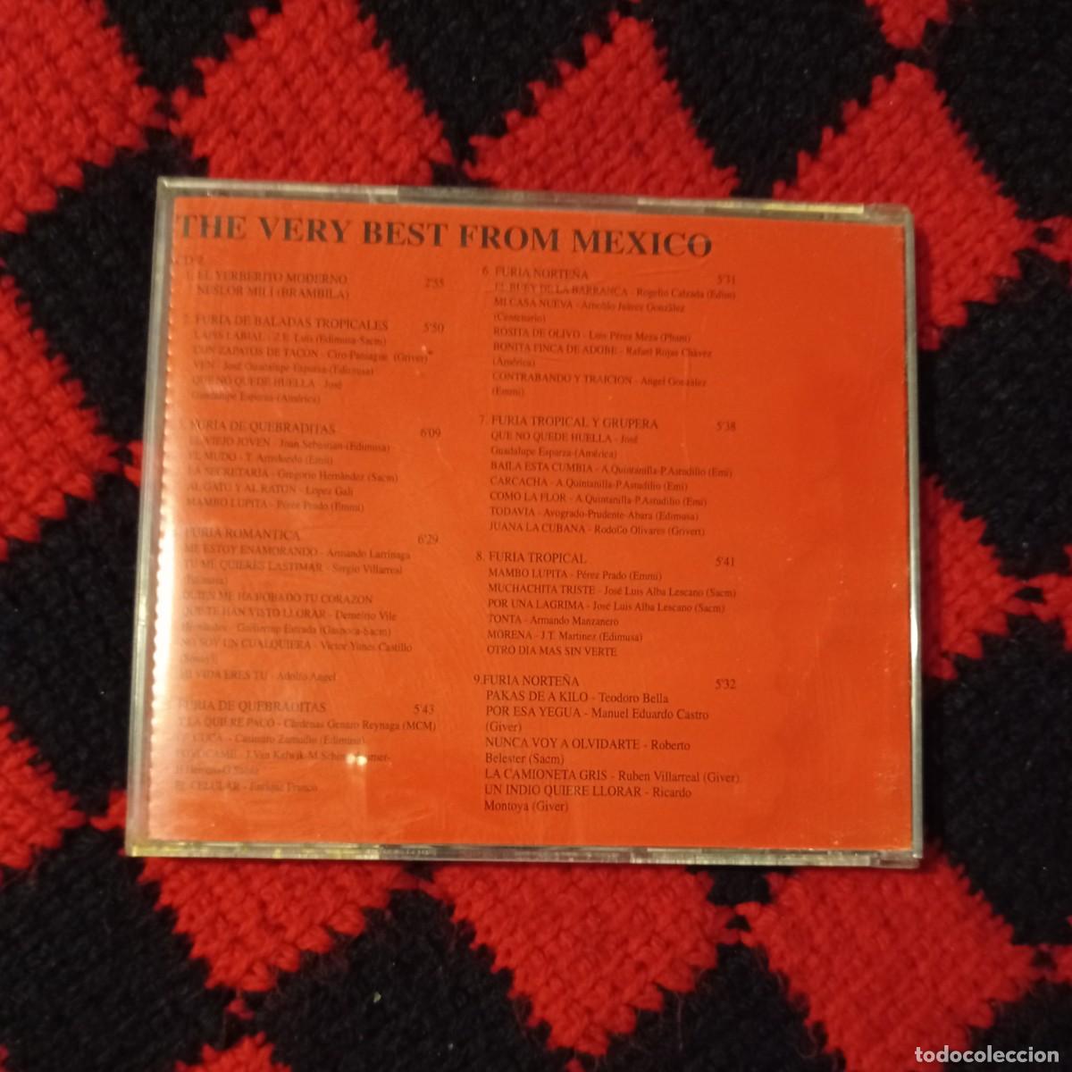 CDs de m&uacute;sica: THE VERY BEST FROM MEXICO (CD) - Foto 2