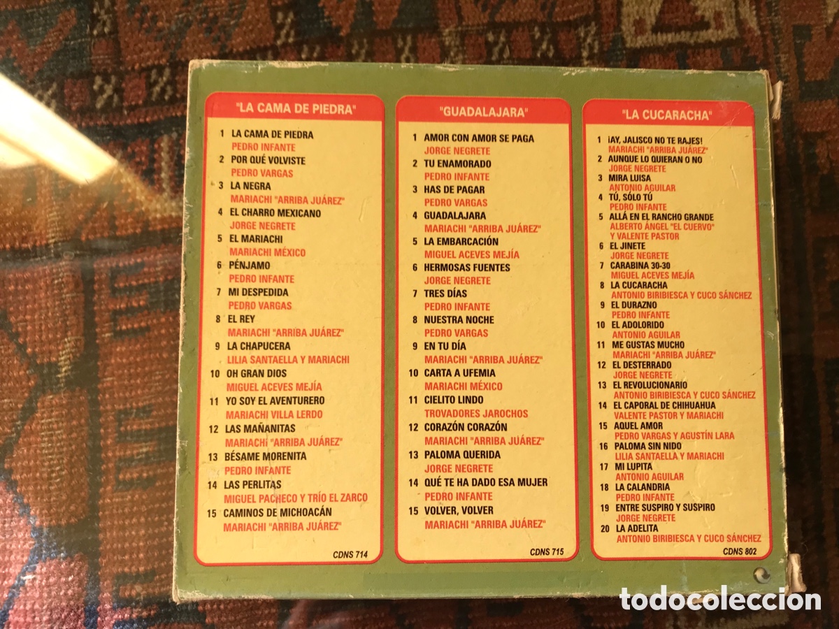 CDs de m&uacute;sica: 50 corridos y rancheras. Box 3 CD&rsquo;s - Foto 2
