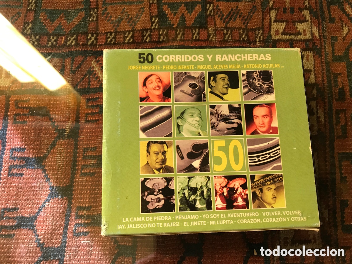 CDs de m&uacute;sica: 50 corridos y rancheras. Box 3 CD&rsquo;s - Foto 1