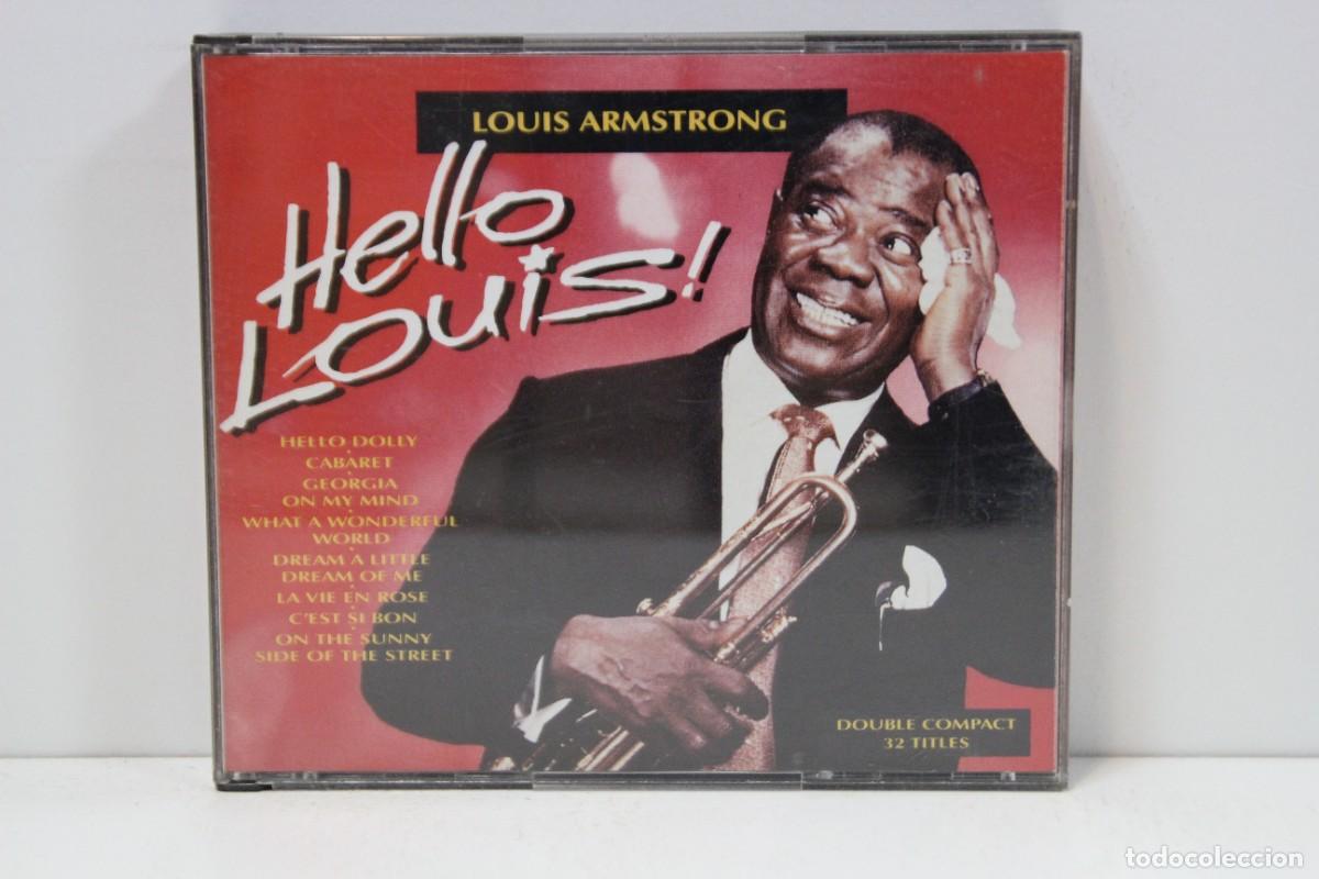 CDs de m&uacute;sica: DISCO 2 X CD. Louis Armstrong &ndash; Hello Louis!. COMPACT DISC. - Foto 1