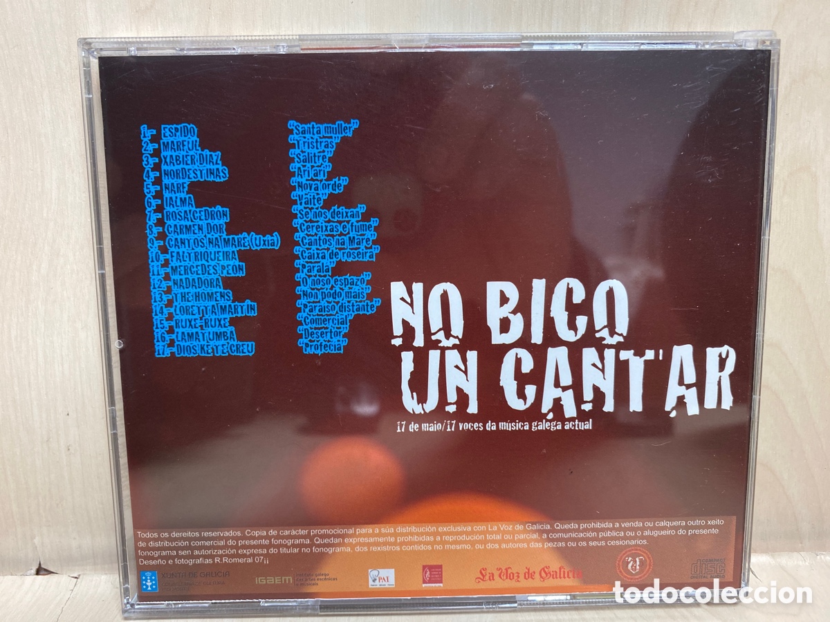 CDs de m&uacute;sica: Varios - No Bico Un Cantar (CD, Comp) - Foto 2