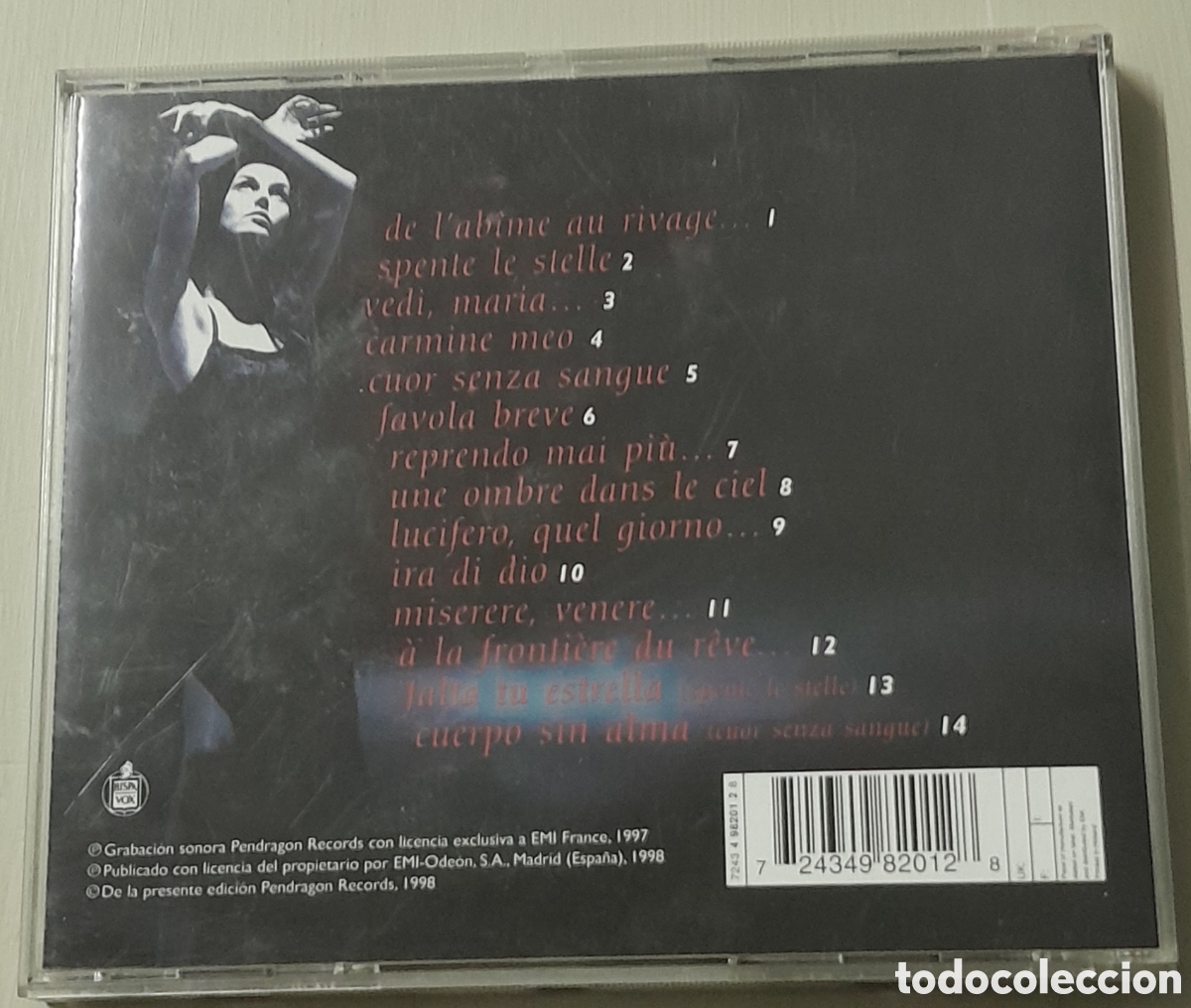 CDs de m&uacute;sica: EMMA SHAPPLIN - CARMINE MEO - Foto 2