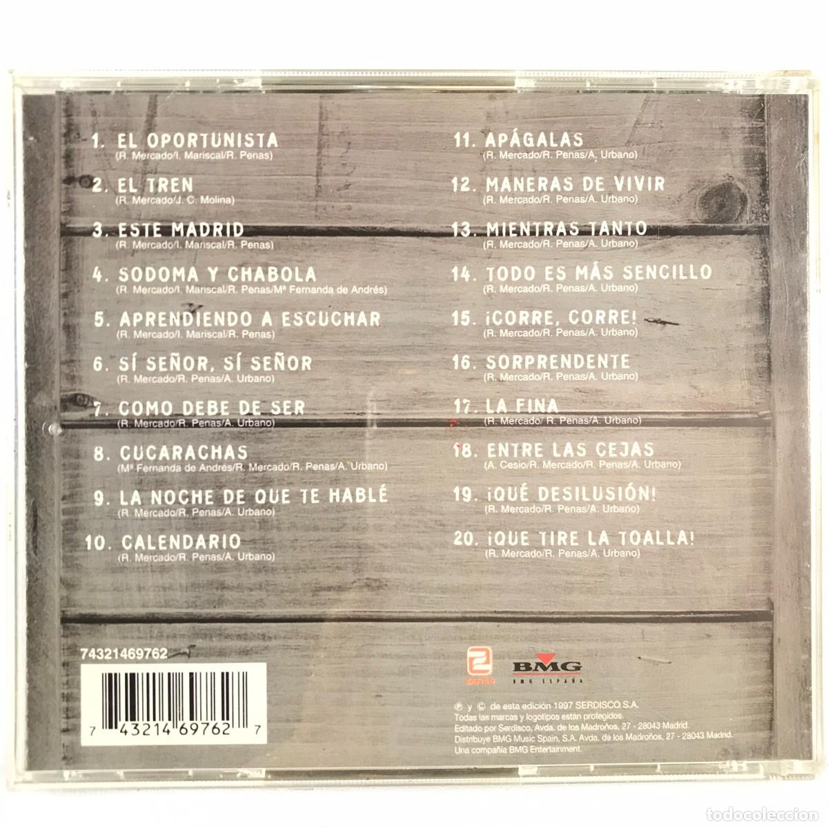 CDs de m&uacute;sica: Le&ntilde;o ● Maneras De Vivir (Todos Los Grandes &Eacute;xitos) ● CD, Compilation - Foto 3