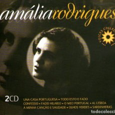 CDs de Música: DOBLE CD ÁLBUM - AMALIA RODRIGUES - VOICES COLLECTIONS - SEND MUSIC - NUEVOS Y PRECINTADOS - 2003.. Lote 395815549