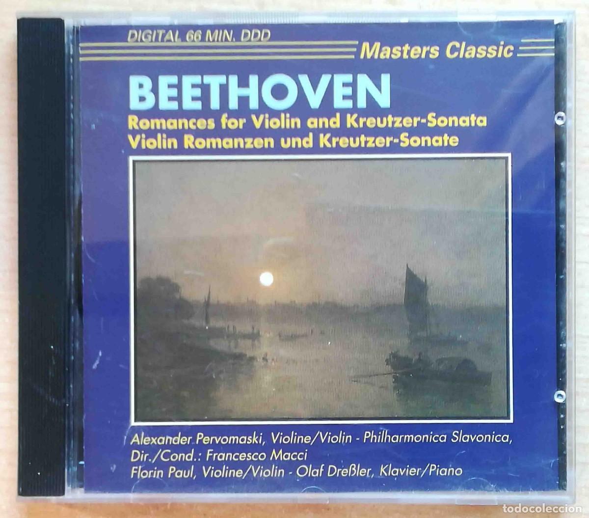 CDs de m&uacute;sica: CD: Beethoven. Romance for violin. Francesco Macci. - Foto 1