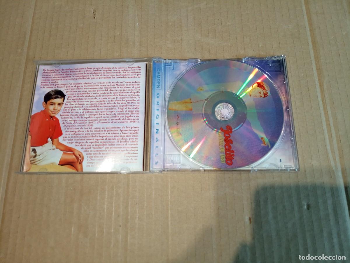 CDs de m&uacute;sica: JOSELITO - LA VOZ DE ORO CD 2001 - Foto 2