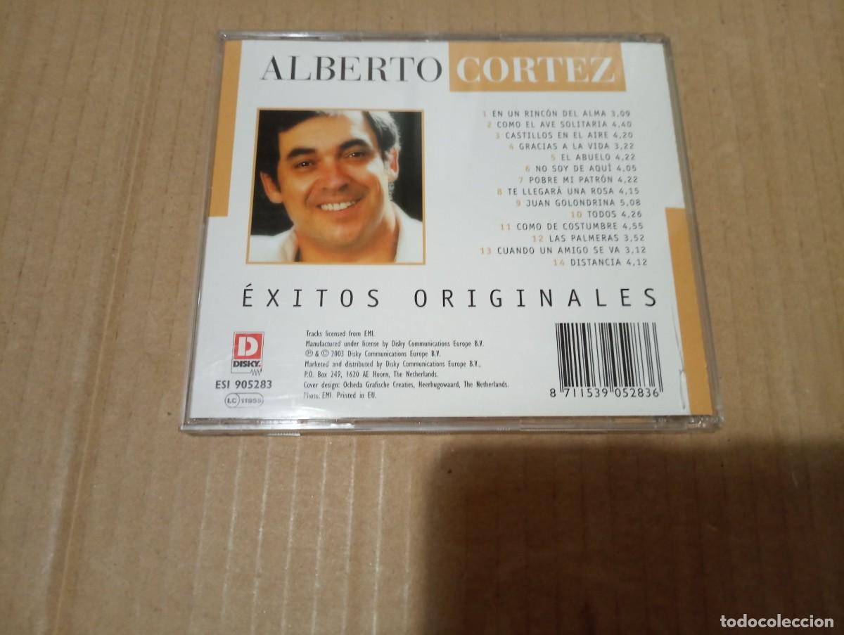 CDs de m&uacute;sica: ALBERTO CORTEZ - EXITOS ORIGINALES CD 2003 - Foto 3