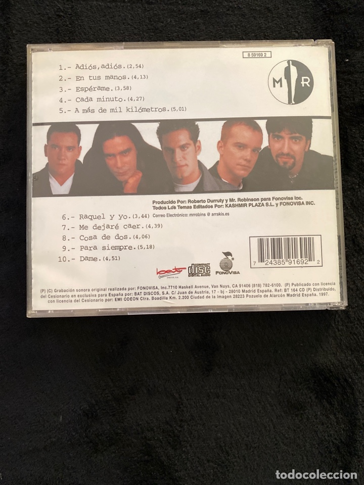 CDs de m&uacute;sica: CD MR. ROBINSON. EN TUS MANOS - Foto 2