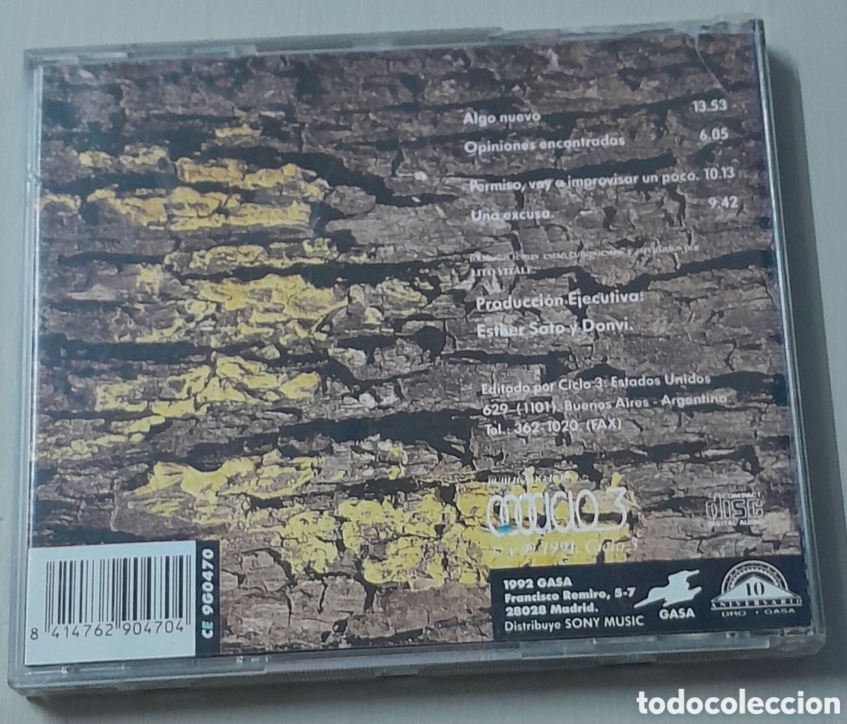 CDs de m&uacute;sica: LITO VITALE CUARTETO - LA EXCUSA - Foto 2