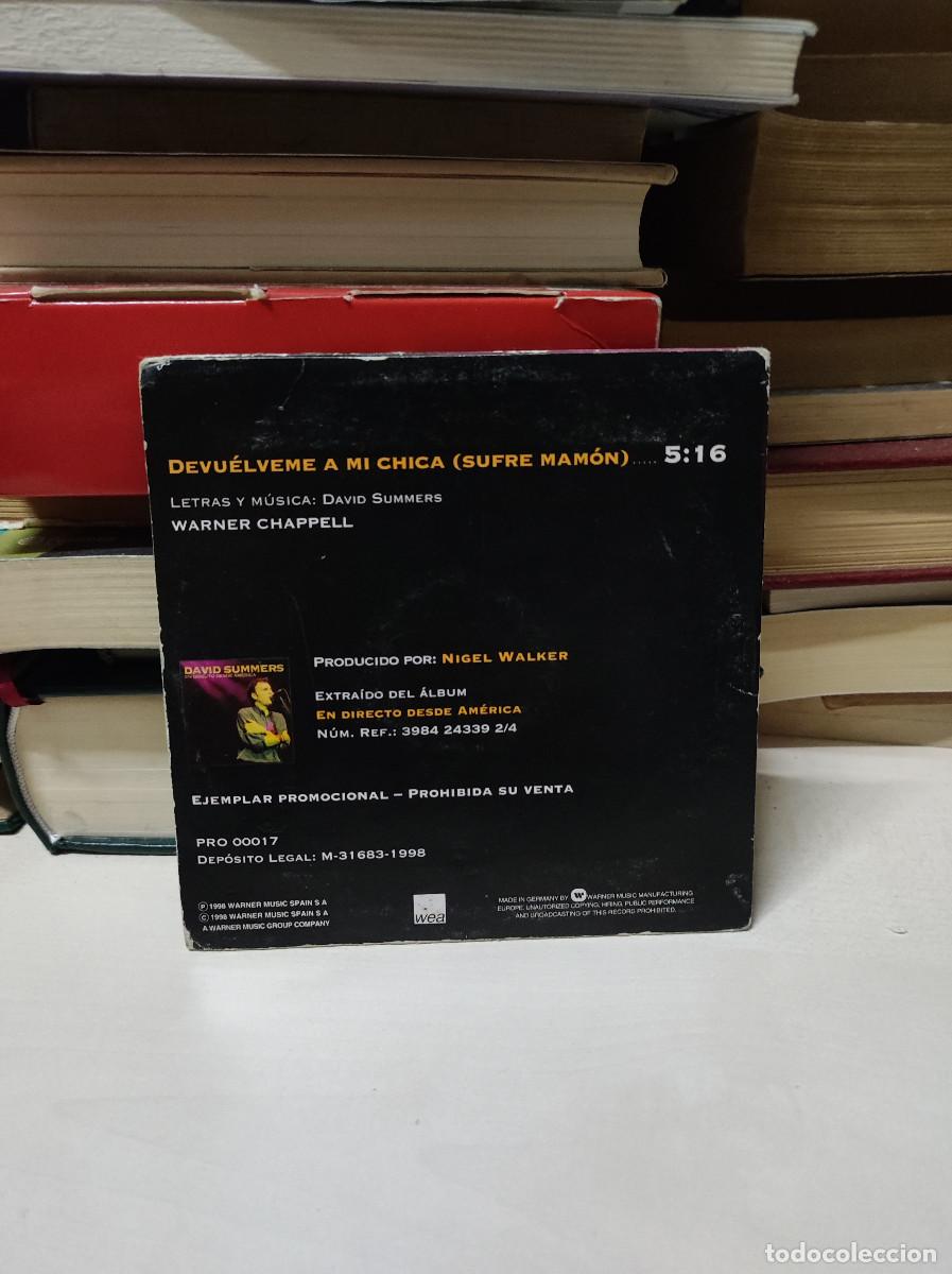 CDs de m&uacute;sica: David Summers &ndash; Devu&eacute;lveme A Mi Chica (Sufre Mam&oacute;n) - Foto 2