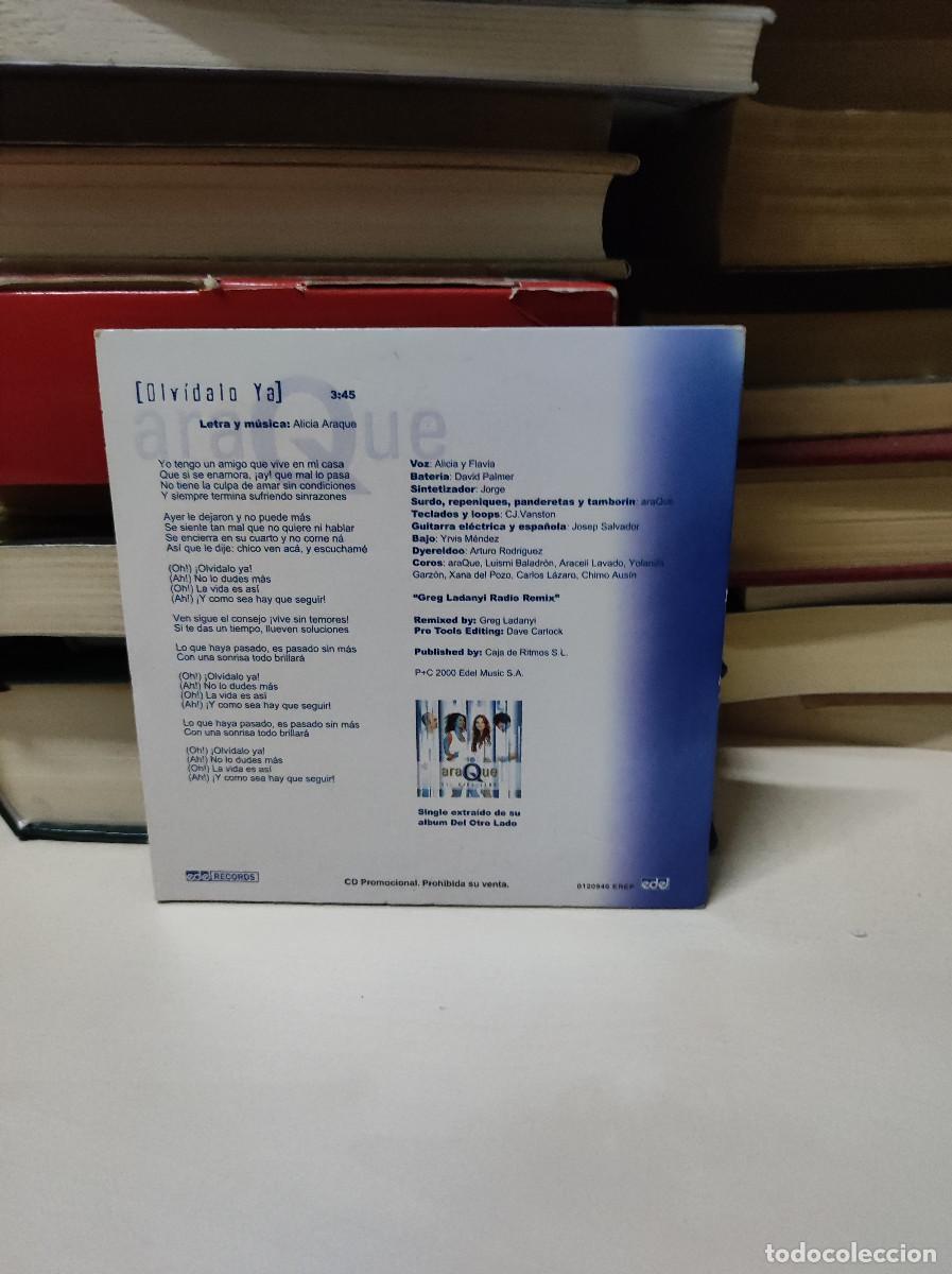CDs de m&uacute;sica: Araque &ndash; Olvidalo Ya - Foto 2
