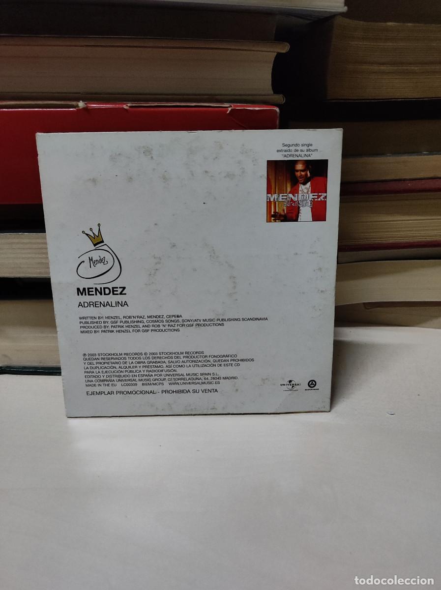CDs de m&uacute;sica: Mendez &ndash; Adrenalina - Foto 2