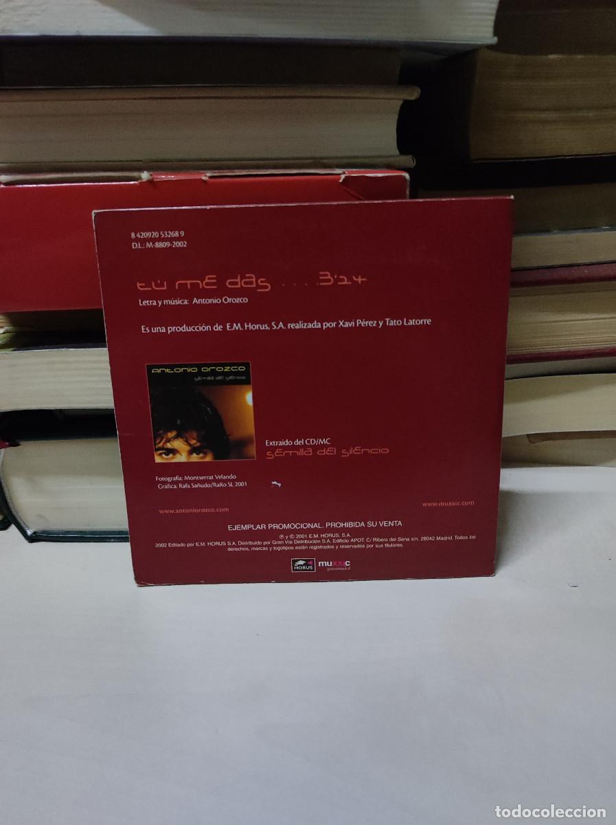 CDs de m&uacute;sica: Antonio Orozco &ndash; T&uacute; Me Das - Foto 2
