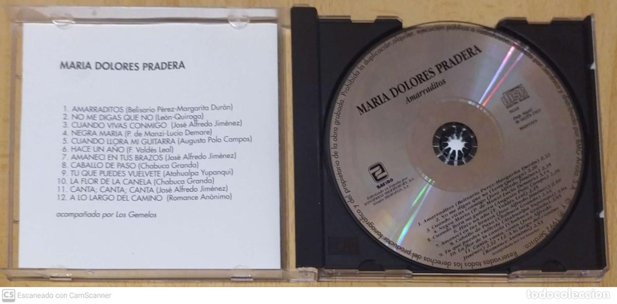 CDs de m&uacute;sica: MARIA DOLORES PRADERA (AMARRADITOS) CD 1991 - Foto 3