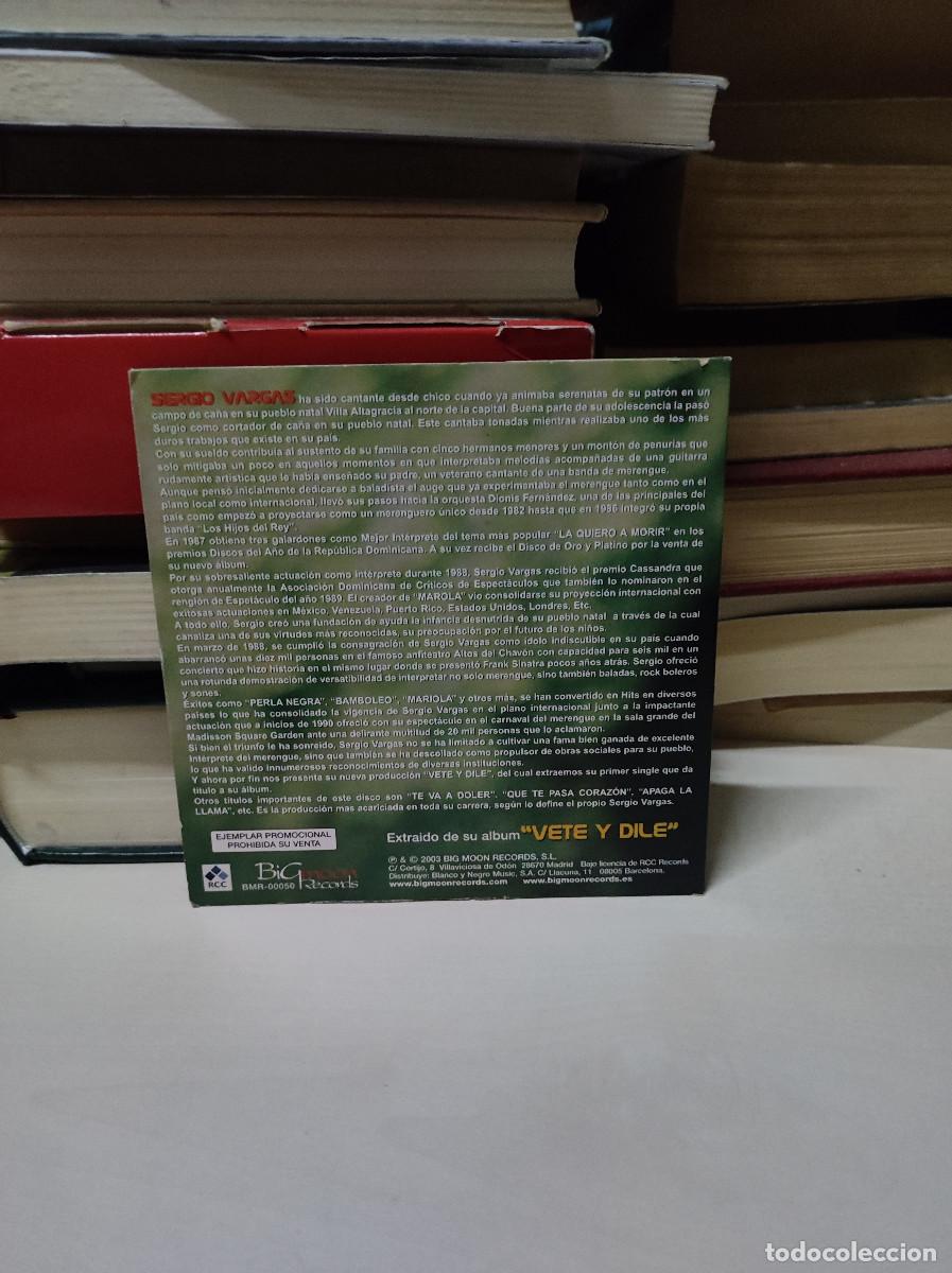 CDs de m&uacute;sica: Sergio Vargas &ndash; Vete Y Dile - Foto 2