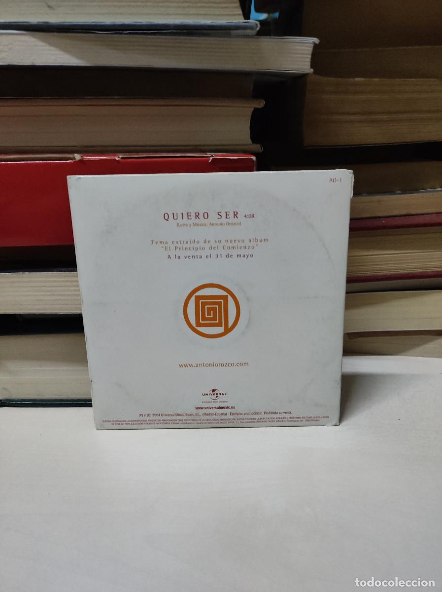 CDs de m&uacute;sica: Antonio Orozco &ndash; Quiero Ser - Foto 2
