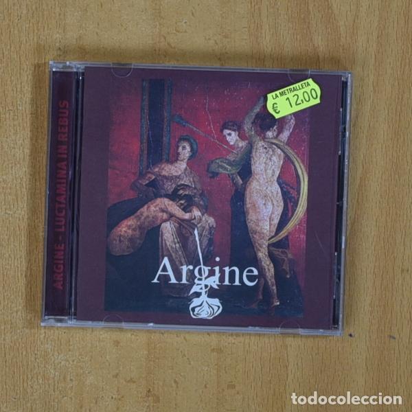 CDs de m&uacute;sica: ARGINE - LUCTAMINA IN REBUS - CD - Foto 1