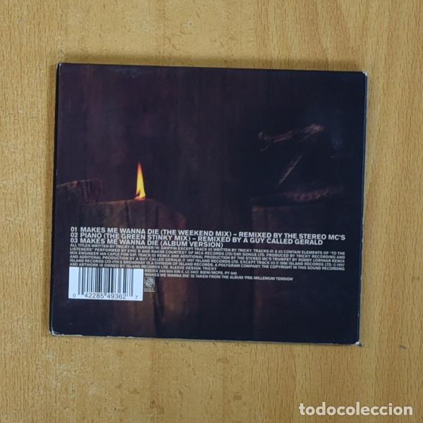CDs de m&uacute;sica: TRICKY - MAKES ME WANNA DIE - CD - Foto 2