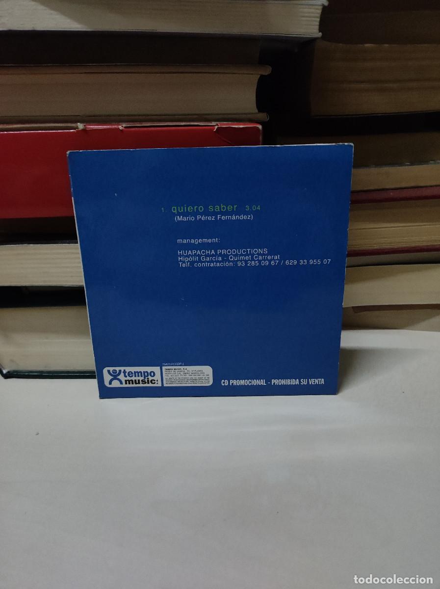 CDs de m&uacute;sica: Mario &ndash; Quiero Saber - Foto 2