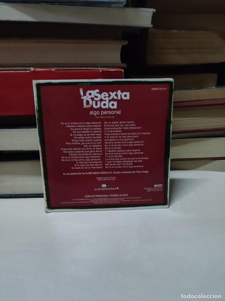 CDs de m&uacute;sica: La Sexta Duda &ndash; Algo personal - Foto 2