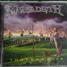 CDs de Música: DISCO CD YOUTHANASIA ÁLBUM MUSICAL DE MEGADETH 1994. Lote 396354724