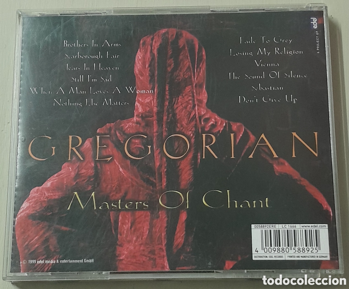 CDs de m&uacute;sica: GREGORIAN - MASTERS OF CHANT - Foto 2