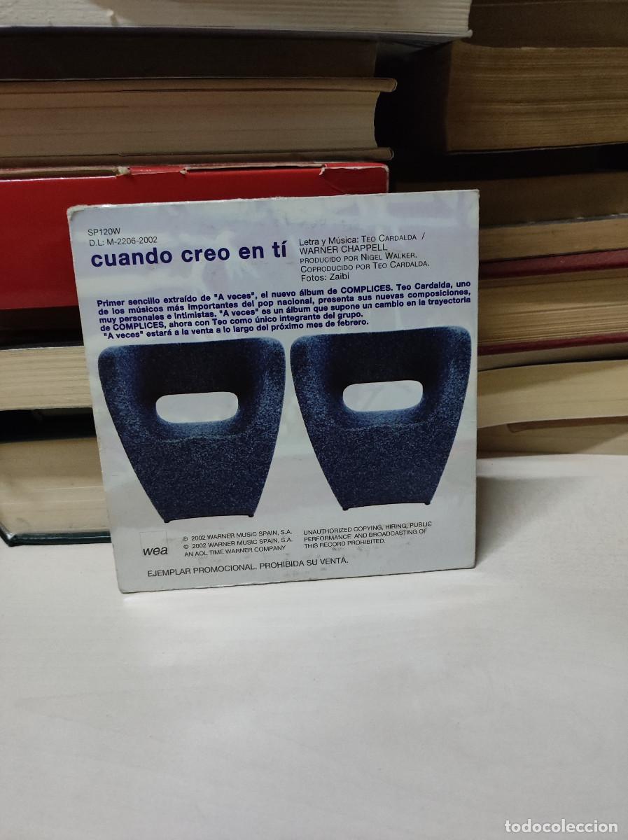 CDs de m&uacute;sica: C&oacute;mplices &ndash; Cuando Creo En T&iacute; - Foto 2