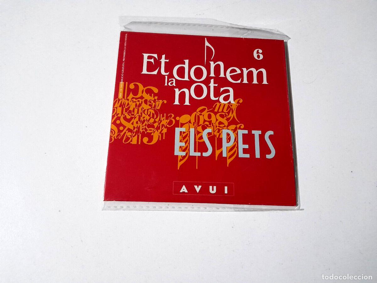 CDs de m&uacute;sica: ELS PETS &rdquo;ET DONEM LA NOTA&rdquo; CD SINGLE 5 TRACKS - Foto 1