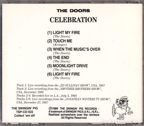 CDs de m&uacute;sica: CD The DOORS - Celebration - LIVE - Foto 2