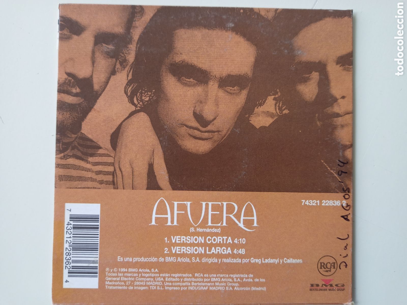 CDs de m&uacute;sica: Caifanes - Afuera (cd single) - Foto 2
