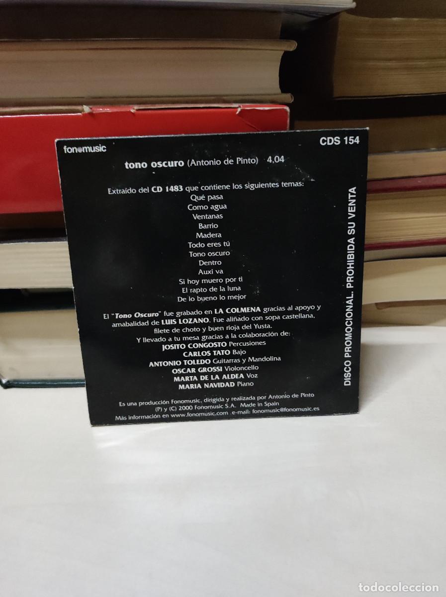 CDs de m&uacute;sica: Antonio De Pinto &ndash; Tono Oscuro - Foto 2