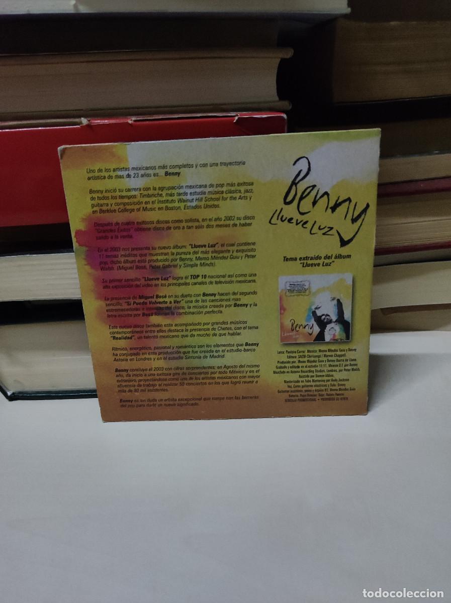 CDs de m&uacute;sica: Benny &ndash; Llueve Luz - Foto 2