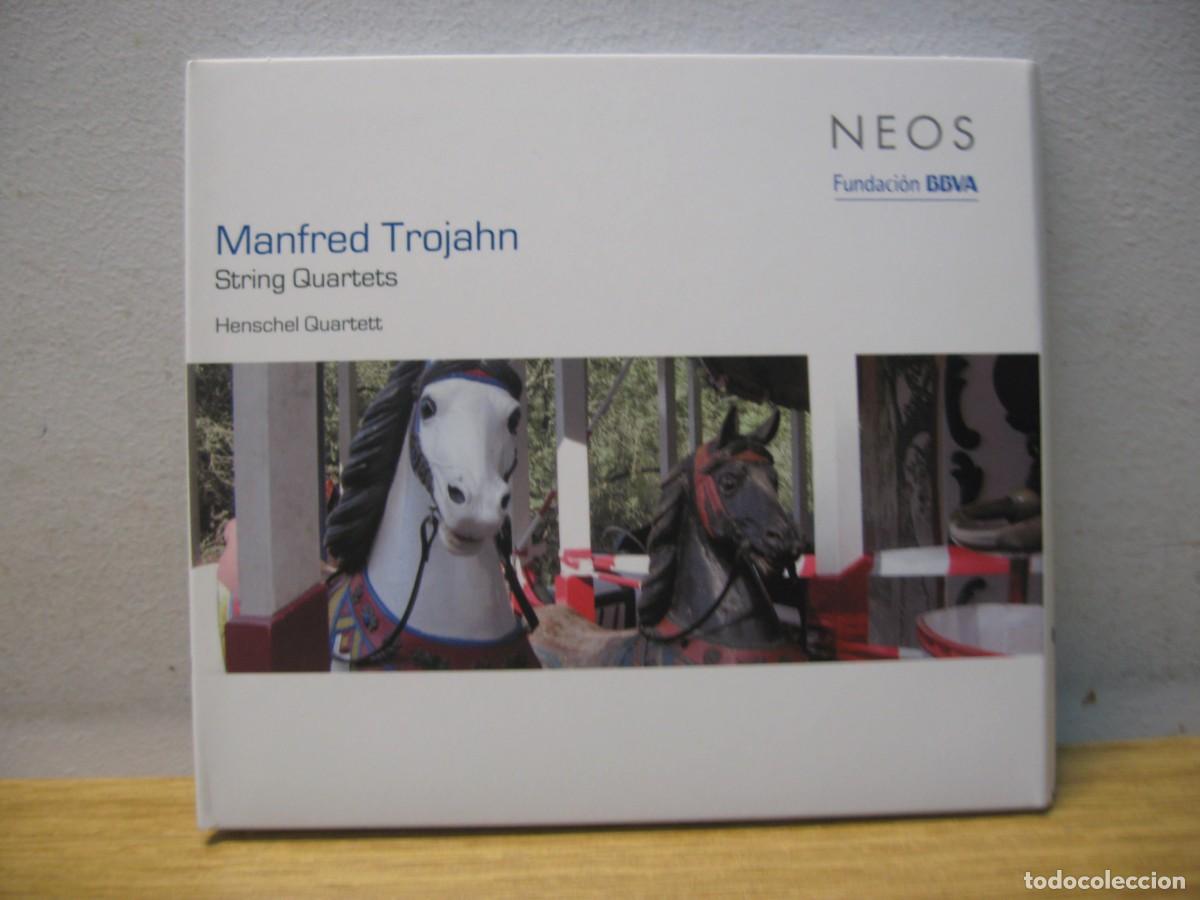 CDs de m&uacute;sica: CD. MANFRED TROJAHN. STRING QUARTERS. CD. NEOS FUNDACION BBVA 2010 - Foto 1