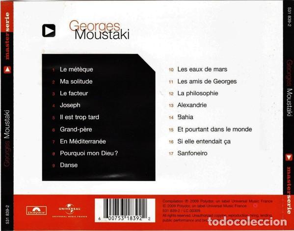 CDs de m&uacute;sica: Georges Moustaki &lrm;&ndash; Master Serie - CD - Foto 2