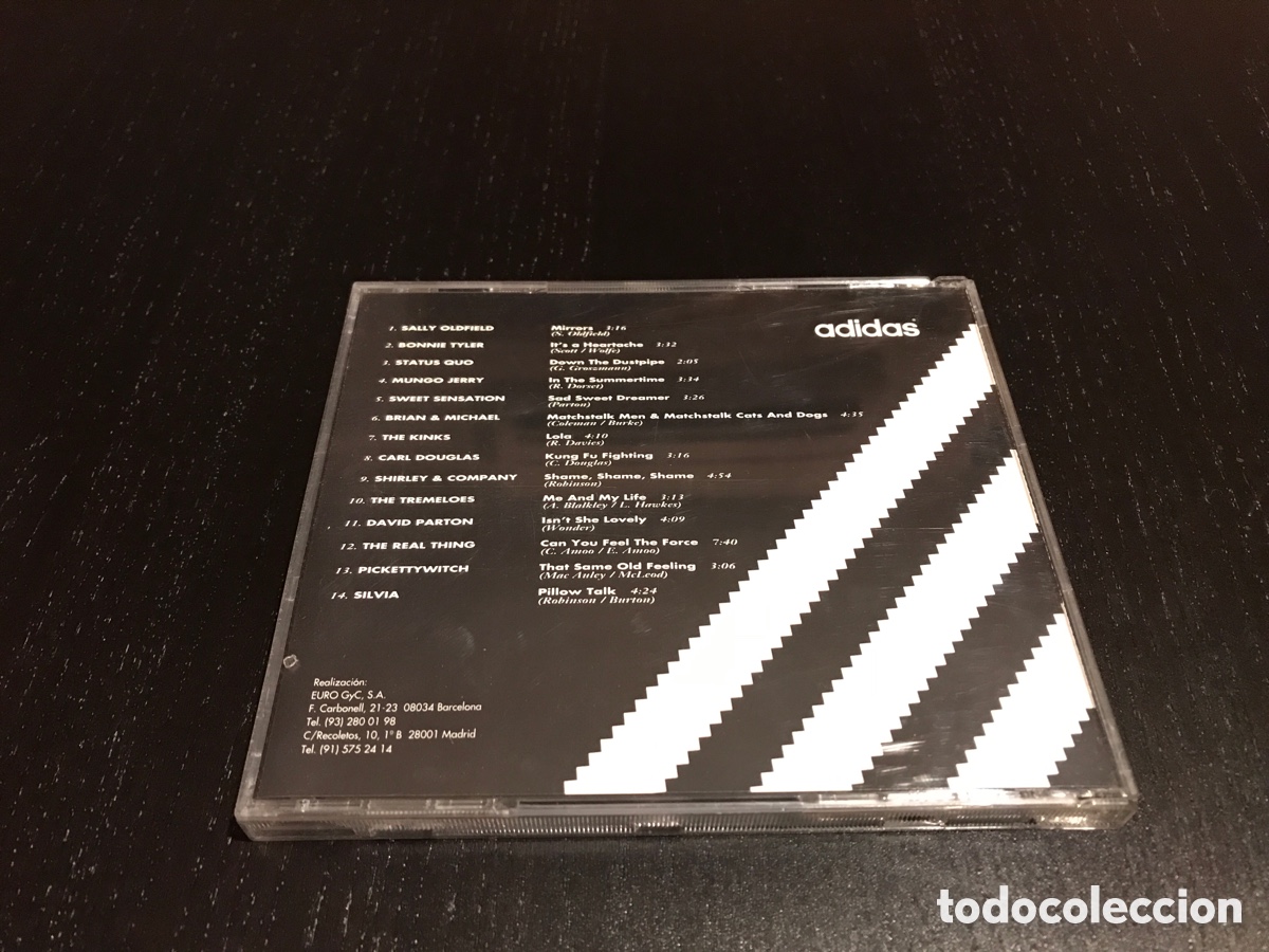 CDs de m&uacute;sica: CD Adidas Grandes &Eacute;xitos De Los 70&rsquo; - Foto 2