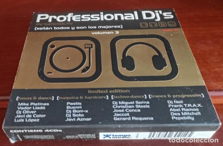CDs de m&uacute;sica: CD - PROFESSIONAL DJ`S - IN SESSION - VOLUMEN.3 - BOX 4 CD.S - Foto 4