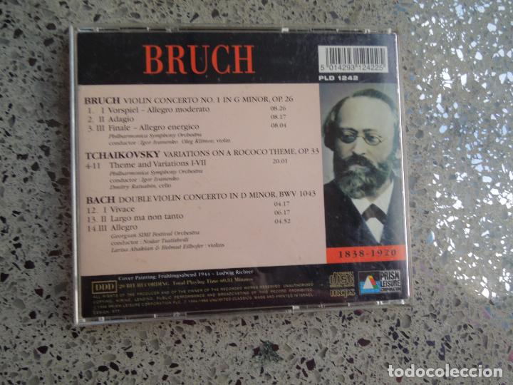 CDs de m&uacute;sica: BRUCH- VIOLIN CONCERTO NO 1 - BACH - TCHAIKOVSKY - CD - Foto 2