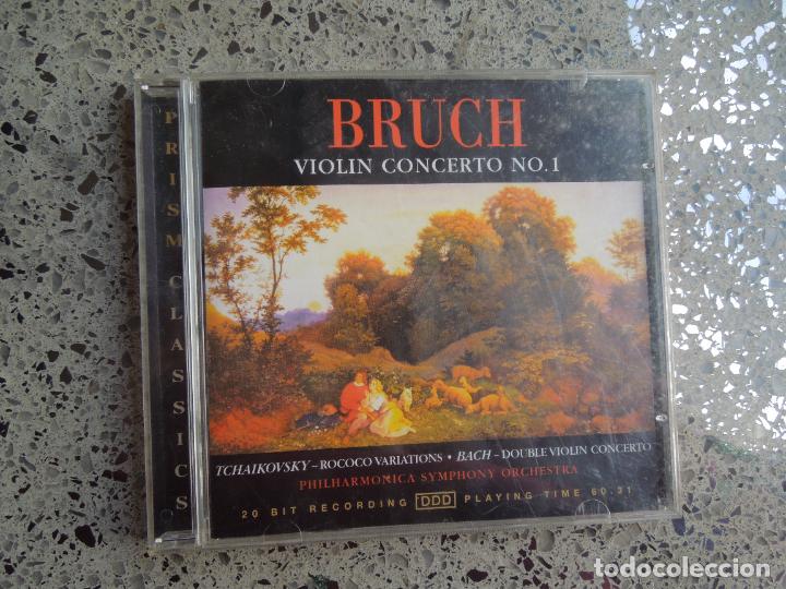 CDs de m&uacute;sica: BRUCH- VIOLIN CONCERTO NO 1 - BACH - TCHAIKOVSKY - CD - Foto 1