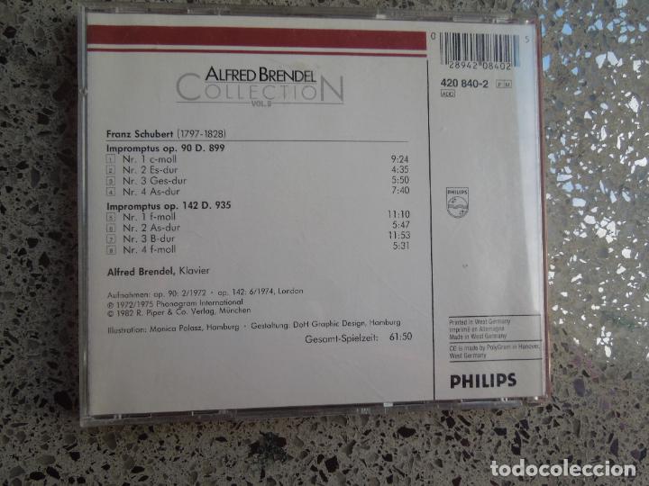 CDs de m&uacute;sica: ALFRED BRENDEL - VOL 8 - SCHUBERT - :IMPROMPTUS - CD - Foto 2