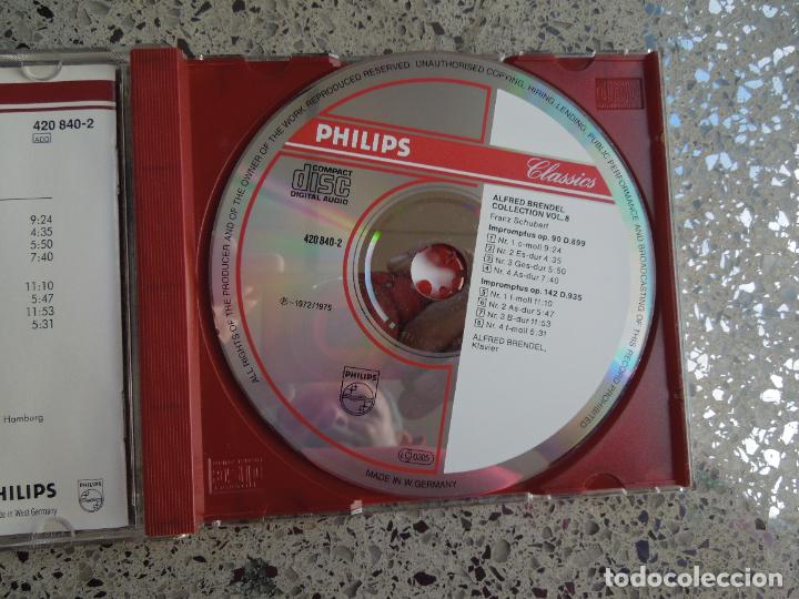CDs de m&uacute;sica: ALFRED BRENDEL - VOL 8 - SCHUBERT - :IMPROMPTUS - CD - Foto 3