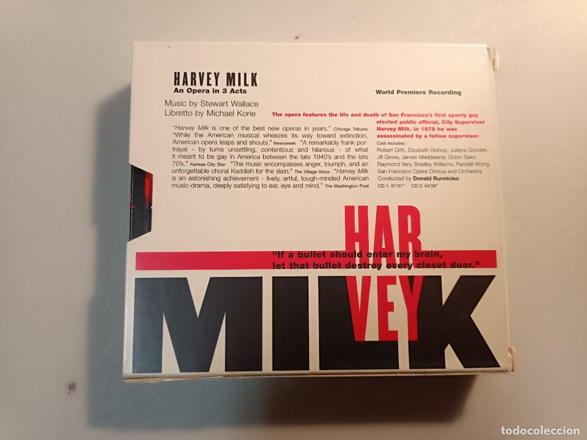 CDs de m&uacute;sica: STEWART WALLACE - HARVEY MILK - Cd Teldec Opera 2 cds - Foto 2