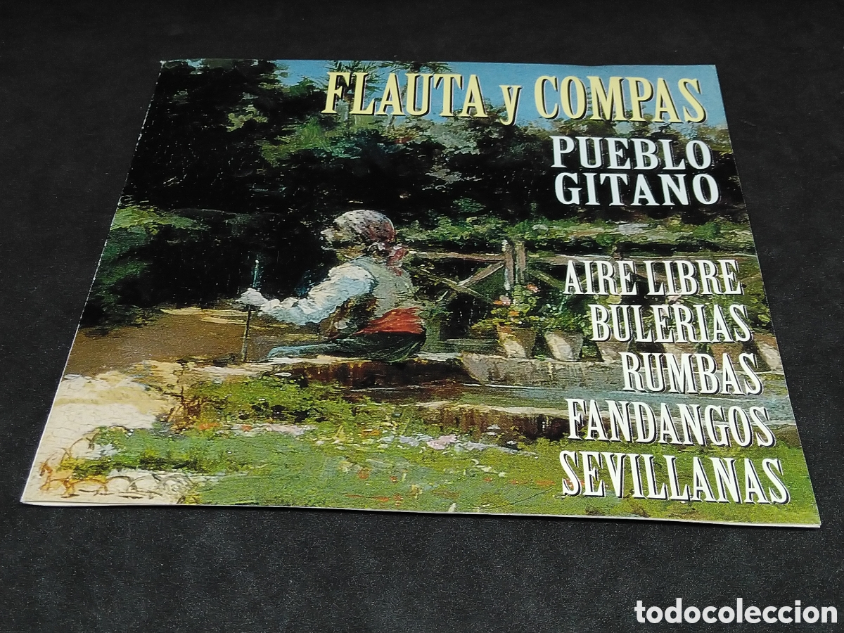 CDs de m&uacute;sica: FLAUTA Y COMP&Aacute;S - PUEBLO GITANO - CD - DISCO VERIFICADO - 1995 - Foto 3