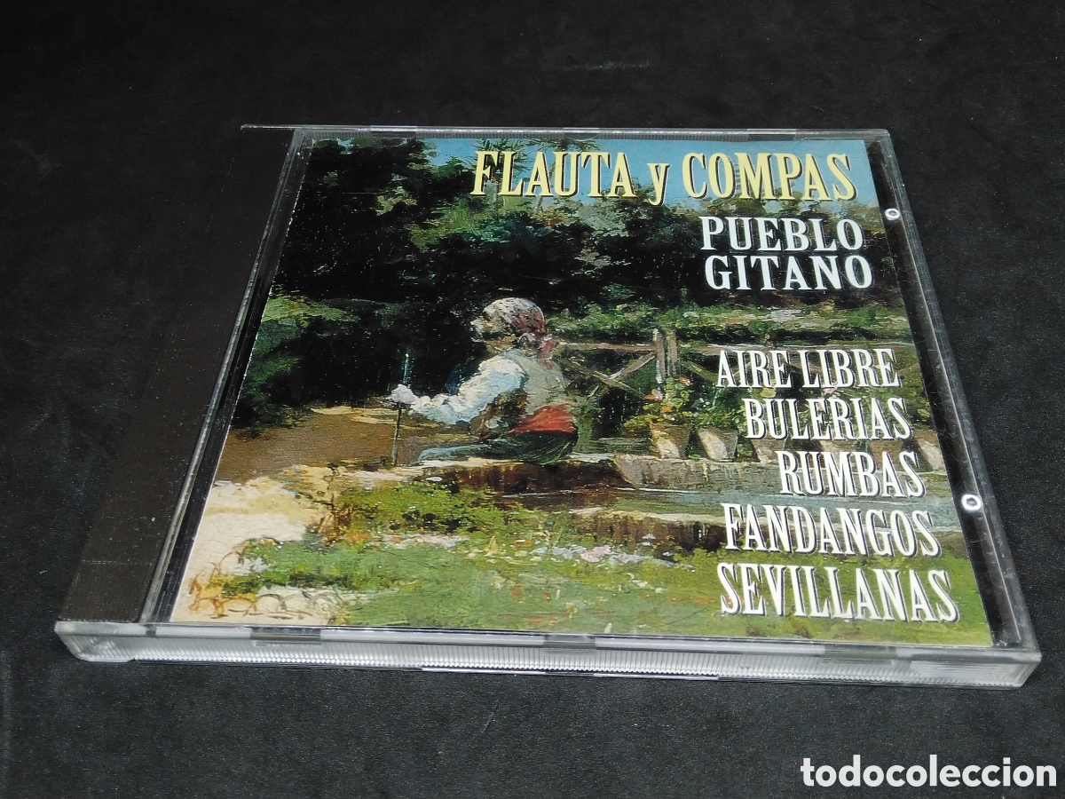 CDs de m&uacute;sica: FLAUTA Y COMP&Aacute;S - PUEBLO GITANO - CD - DISCO VERIFICADO - 1995 - Foto 1