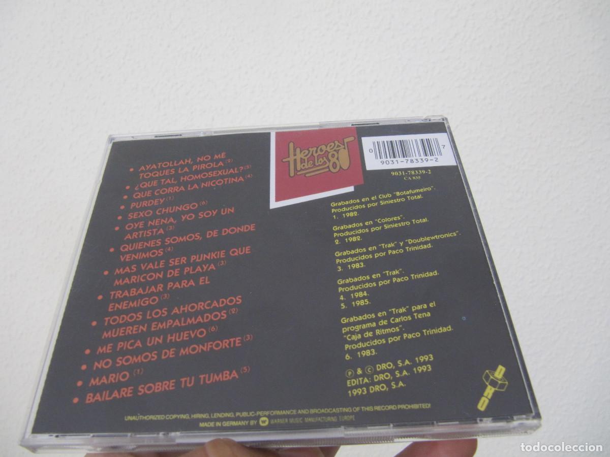 CDs de m&uacute;sica: SINIESTRO TOTAL -HEROES DE LOS 80S - Foto 2